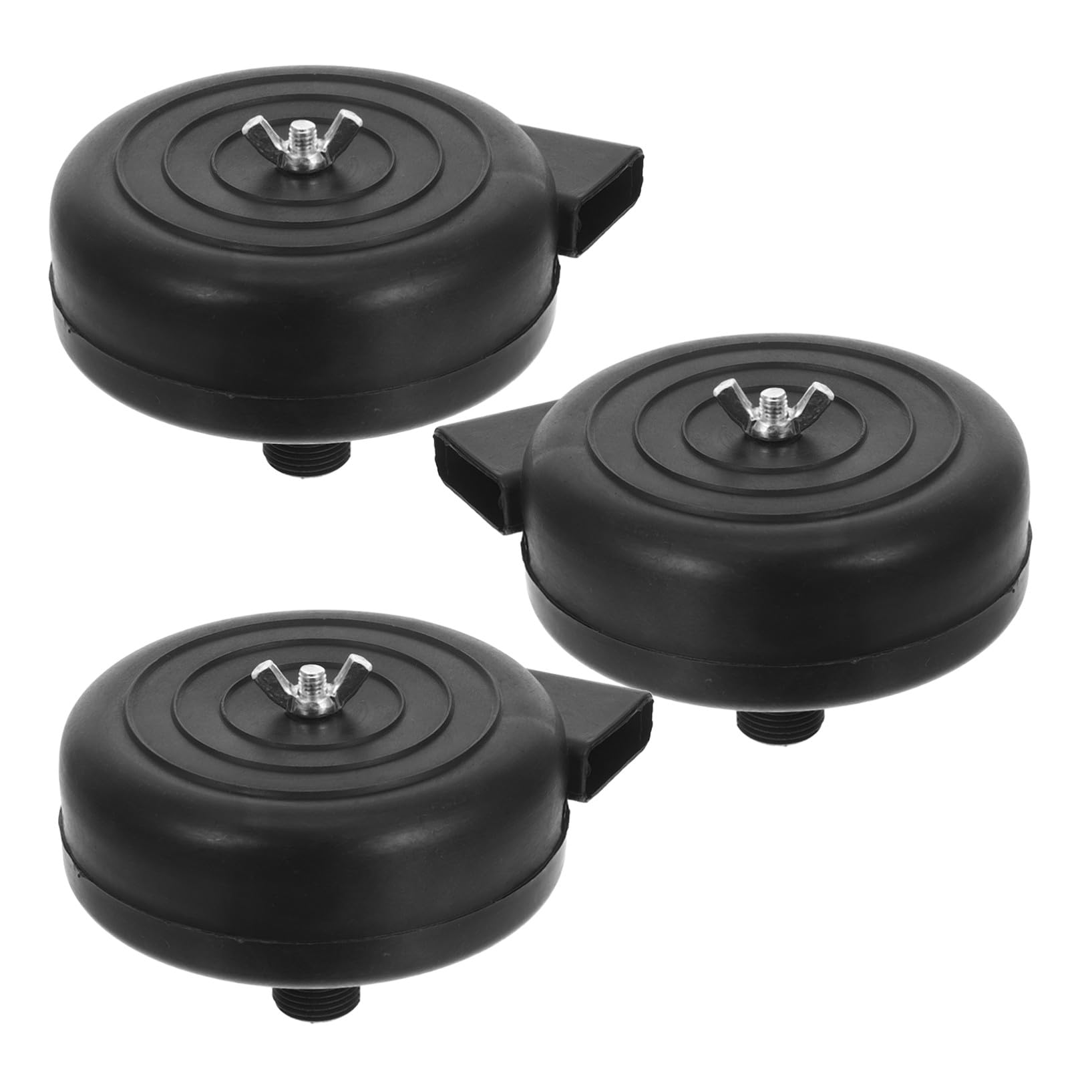 Filtro silenciador de ruido para compresor kit de 3 unidades con rosca para mitigar vibraciones