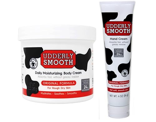 Udderly Smooth Paquete de dos cremas corporales Udder Body Cream, 16 oz