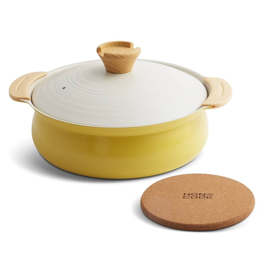 イエロー 両手鍋 24cm*4 イエロー 両手鍋 24cm*4