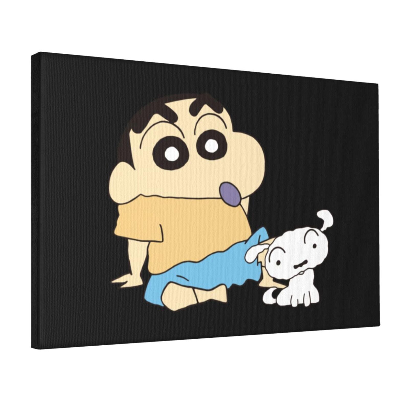 クレヨンしんちゃん ポスター フレーム付き Amazon.co.jp: アートパネル クレヨンしんちゃん シロ アート