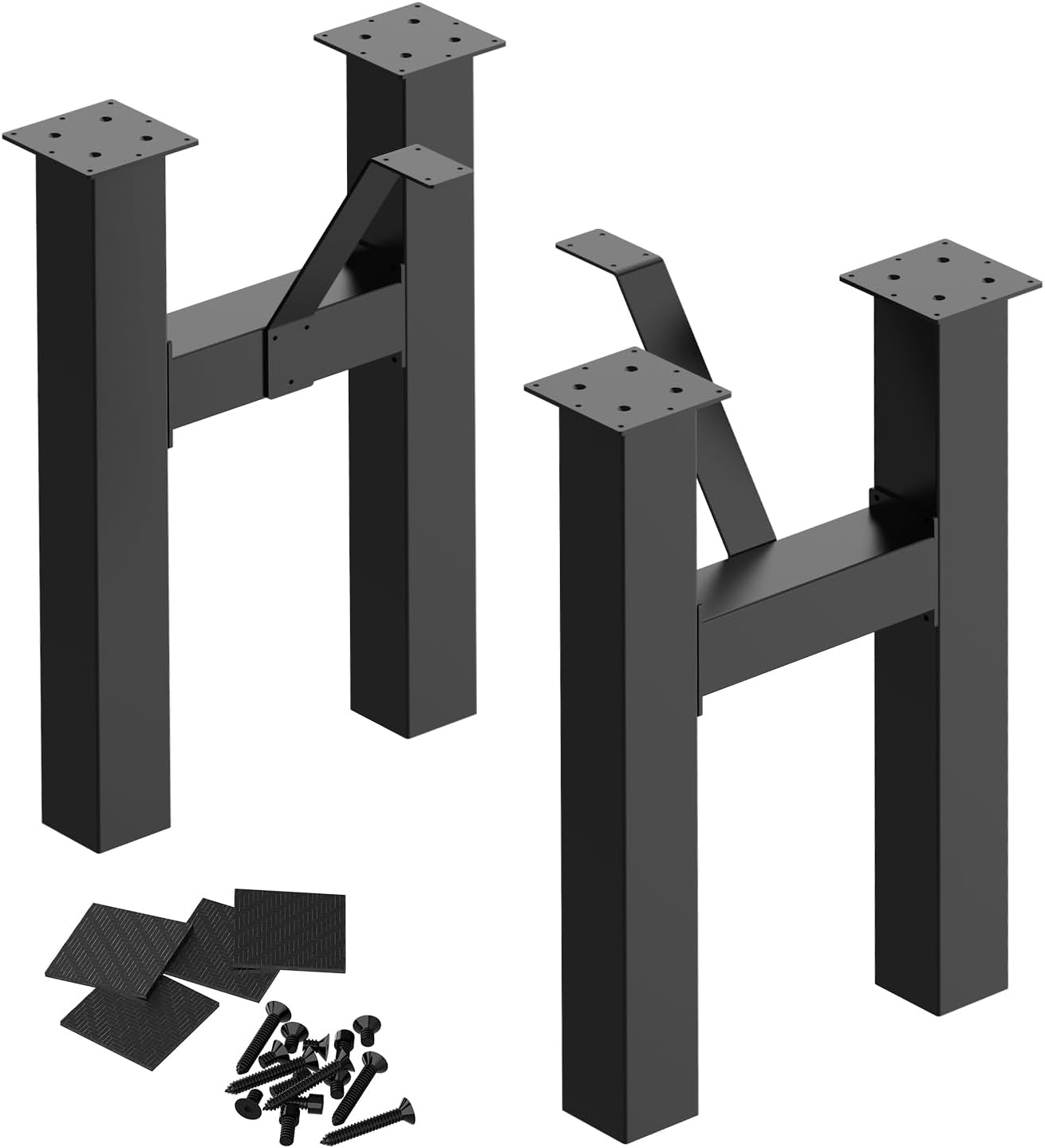 Orgerphy 30” Black Table Legs (2PCS) HShape with