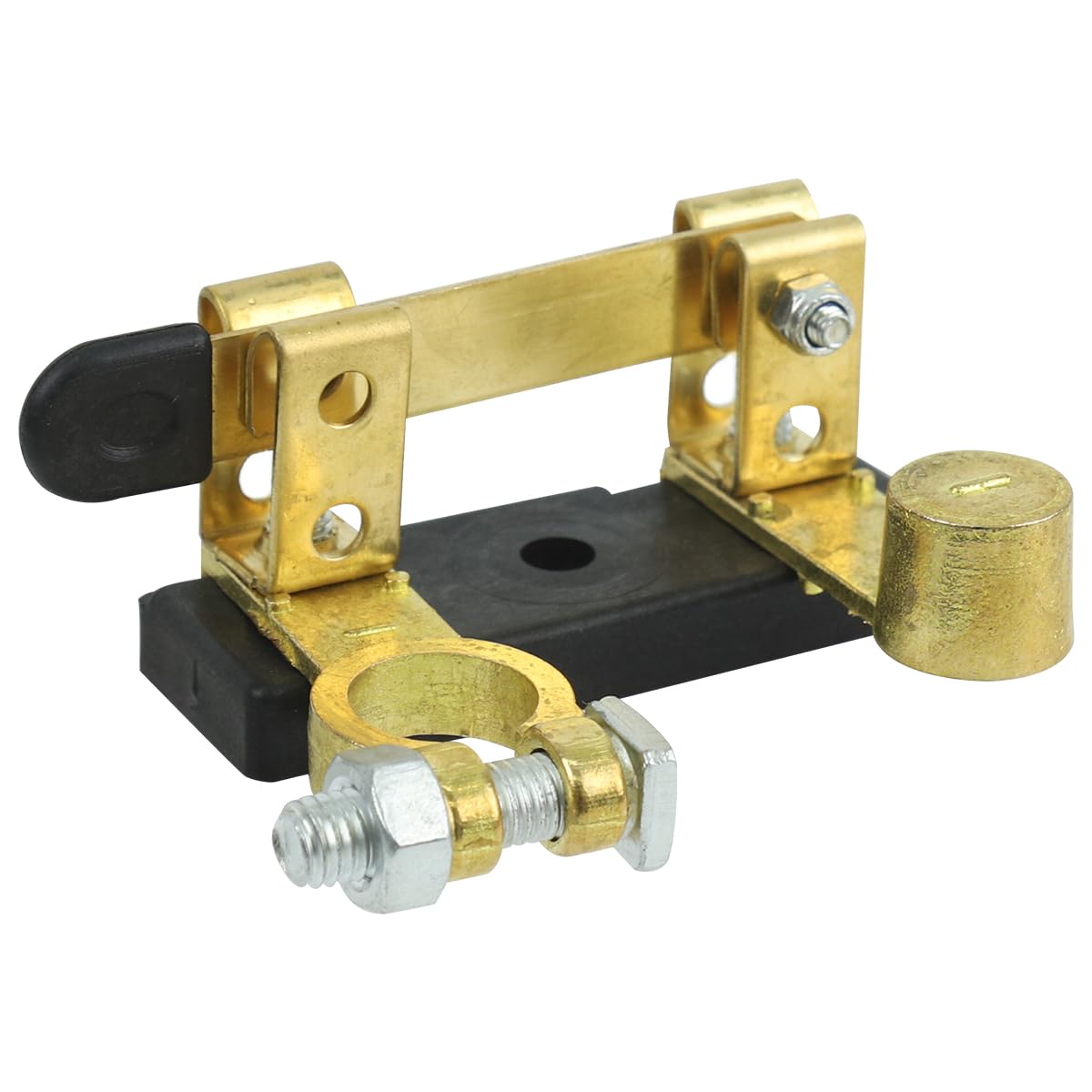 STHIRA® Car Battery Shut-Off Switch, Battery Disconnect Blade Switch, Pure Copper Terminal Isolator Cut-Off for 12V/24V Vehicles, RVs, Boats, Trucks, and Off-Road Applications