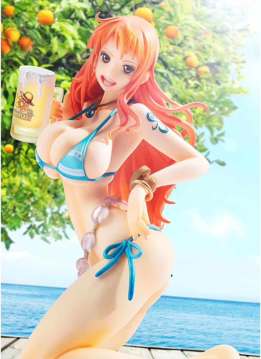 Megahouse - One Piece - Nami (ver. BB_SP 20th Anniversary) -Limited Edition-, Portrait of Pirates Collectible Figure