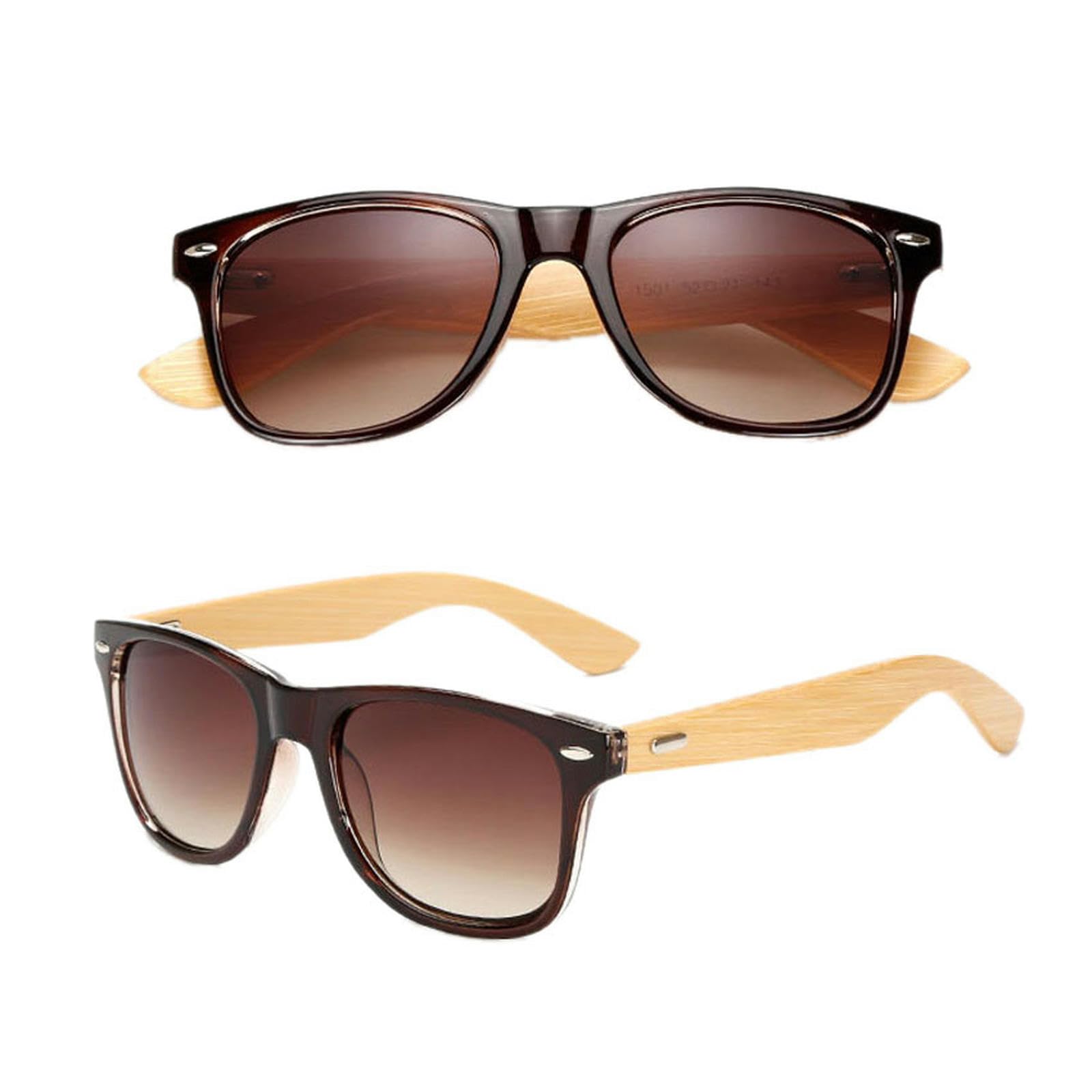 NOGRAX Occhiali Occhiali Da Sole Bamboo Braccio In Legno Vintage Occhiali Da Sole Per Uomini Occhiali Da Sole Retrò Occhiali