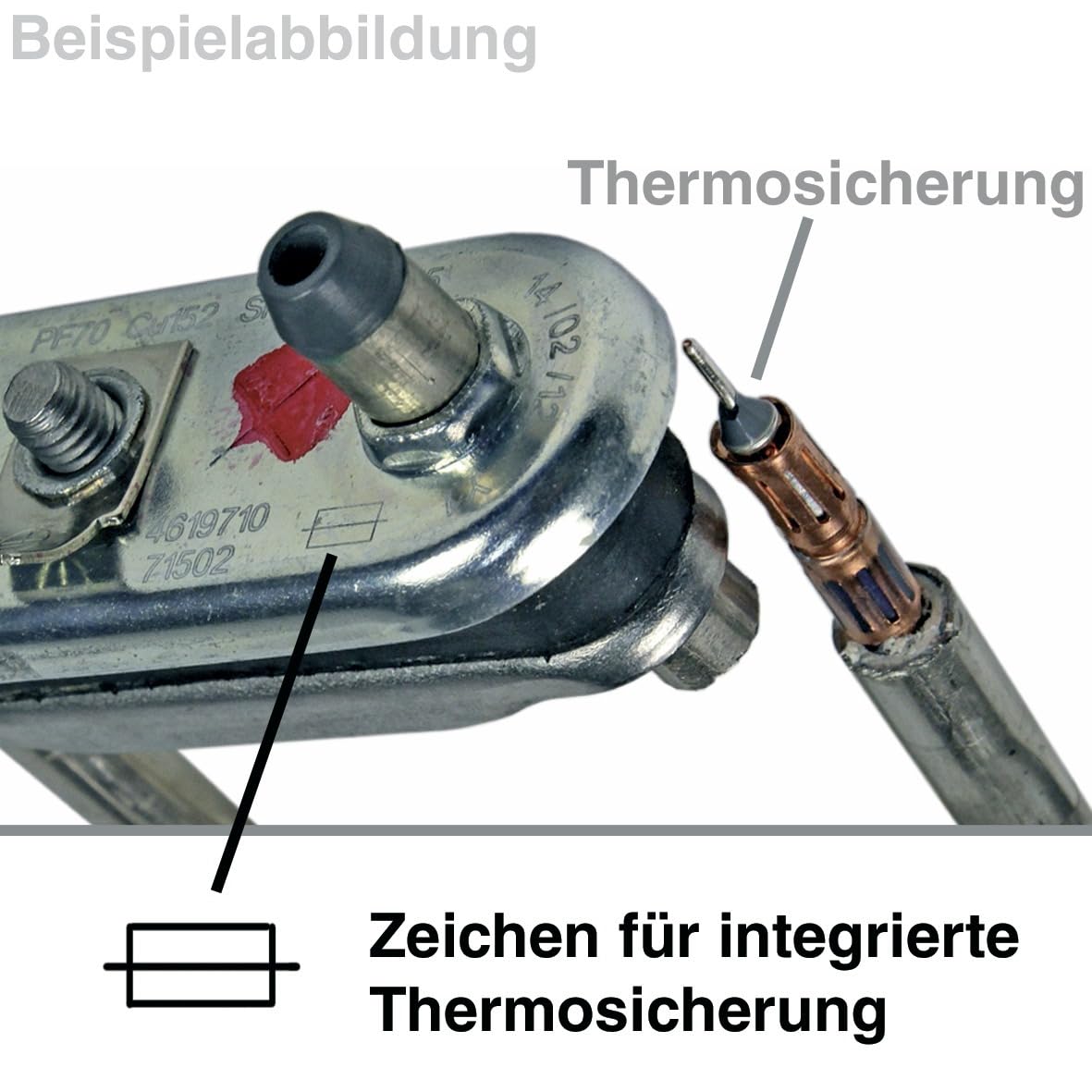 easyPART Kompatibel/Ersatz für LG Electronics AEG73309901 Heizelement mit Fühler ZYEH für Waschmaschine