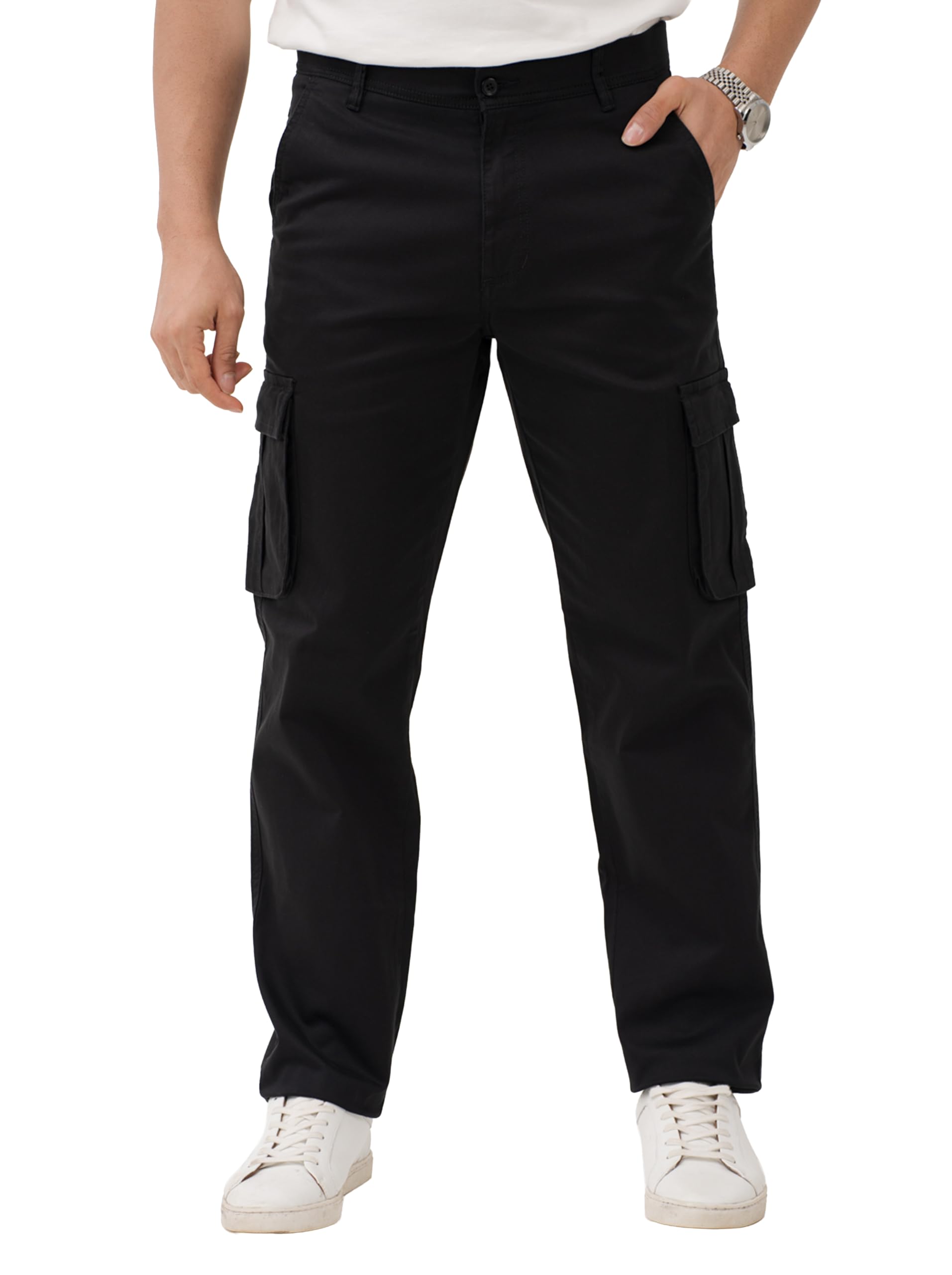 the pant project Six Pocket Cotton Lycra Stylish Cargo Pant for Men | Relaxed Fit | Stretchable Cargos with 6 Pockets | Mens Street Wear Casual Trouser Pants-picture-15