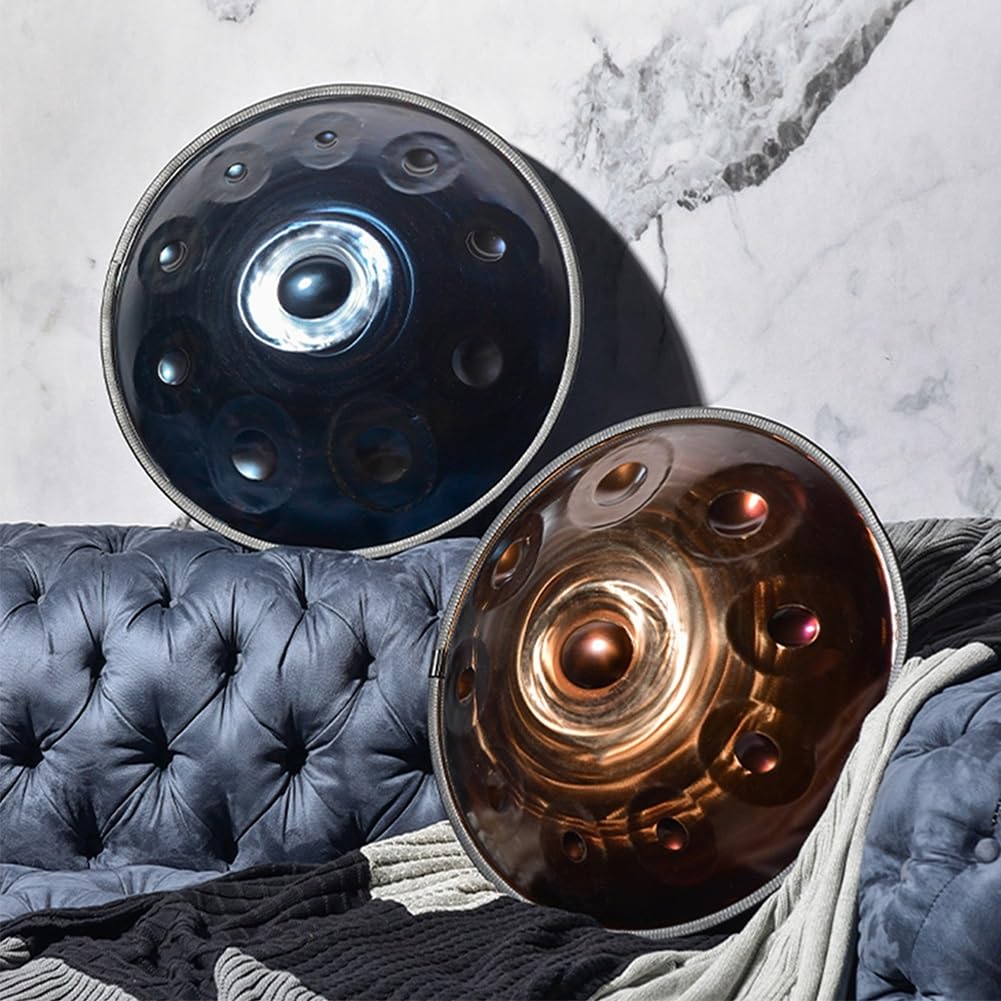 Amazon.com: 22in/56cm Handpan Drum in D Minor 432HZ/440HZ 9/10/12