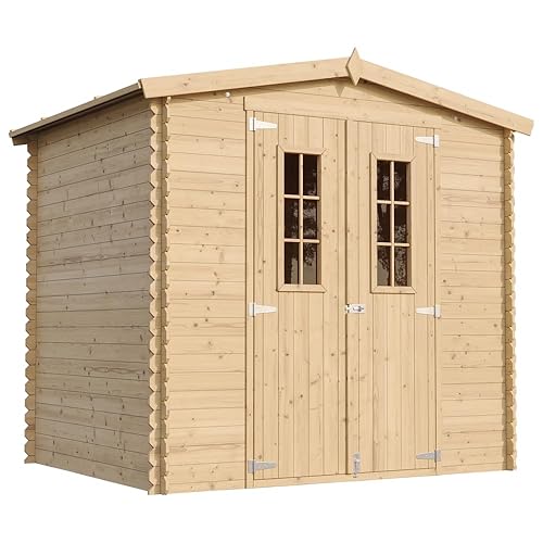 Abri de Jardin en Bois - Stockage extérieur I236xL226xH218 cm/