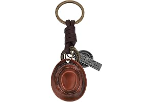 1 Piece Mini Cowboy Hat Keychain: The Perfect Car Accessory for Men