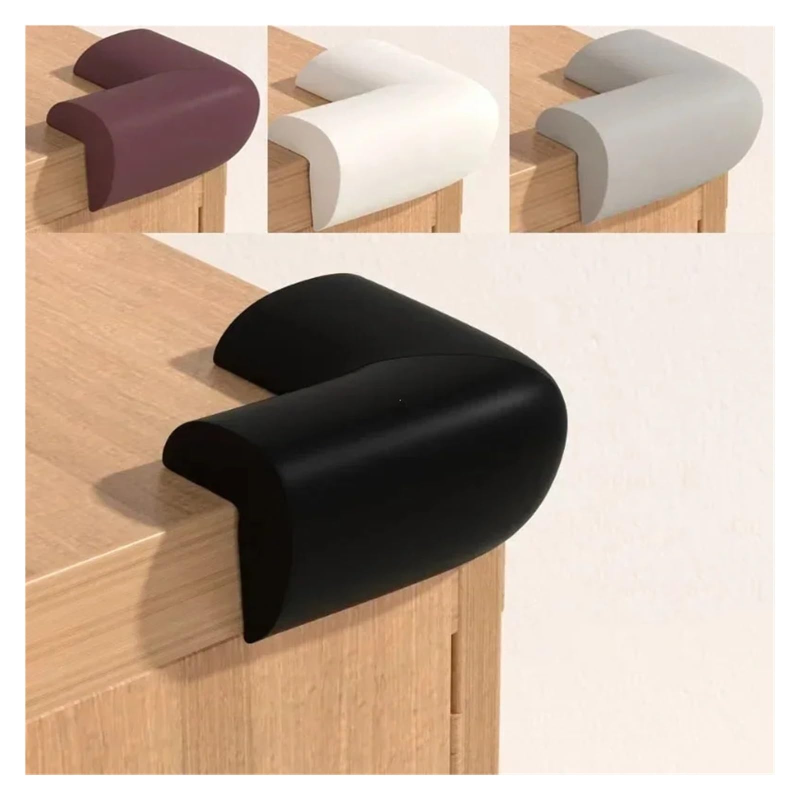 Protectores de Esquinas para mesas, Seguridad Infantil, 8 Piezas, protección Suave para Muebles, 5,5 x 5,5 cm.