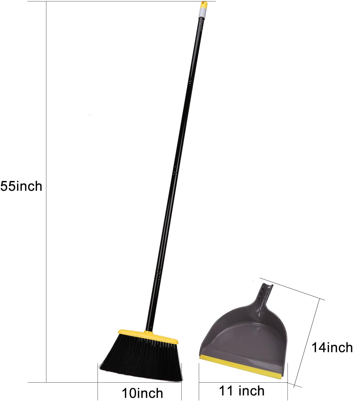 Buy Broom and Dustpan Set,Indoor Broom with Dust pan Combo Set for Home
