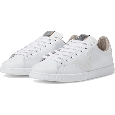 Женские кроссовки victoria Tennis Leather & Glitter V blanco