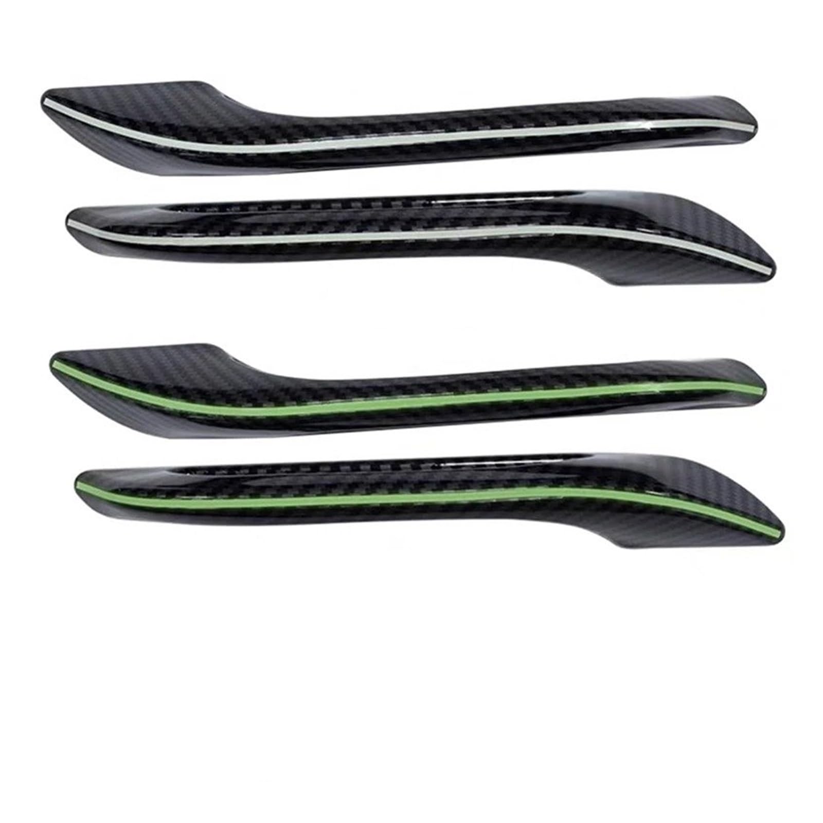 Nokrgqw Noctilucent 4Pcs Left Handle Passenger Door Handles For Tesla For Model Y For Juniper 2025 Abs Antifreeze Handle Stickers Patch Cover(Noctilucent 4Pcs)