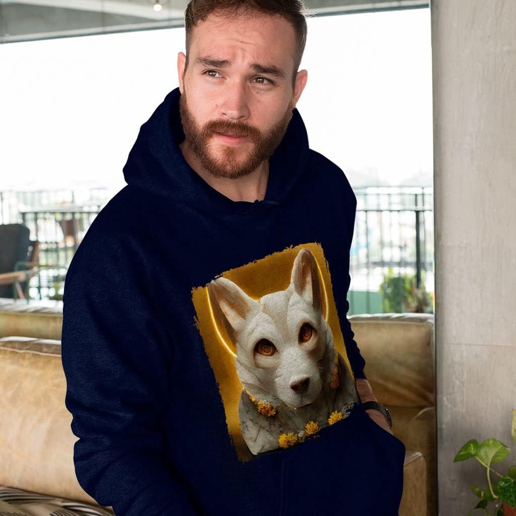 Marble Colored Dog Hooded Sweatshirt - Cute Dog Hoodie - Dog Design Hoodie