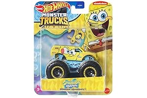 Hot Wheels Monster Trucks SpongeBob SquarePants 1:64 Scale Vehicle 2024