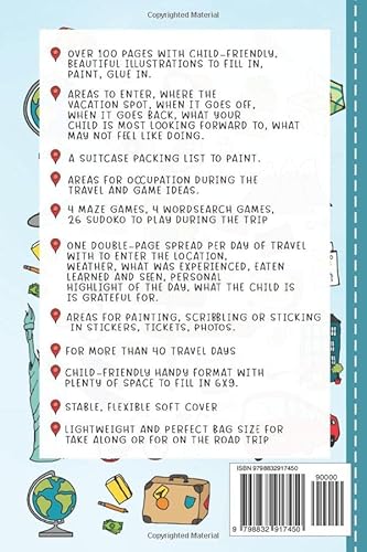 Travel Journal For Kids South Dakota: Travel Adventure Diary For Children For The Next Holiday Road Trip, Traveling Activity Log Book For Boys And ... Sketching, Doodle And Gratitude Prompt #TOP1