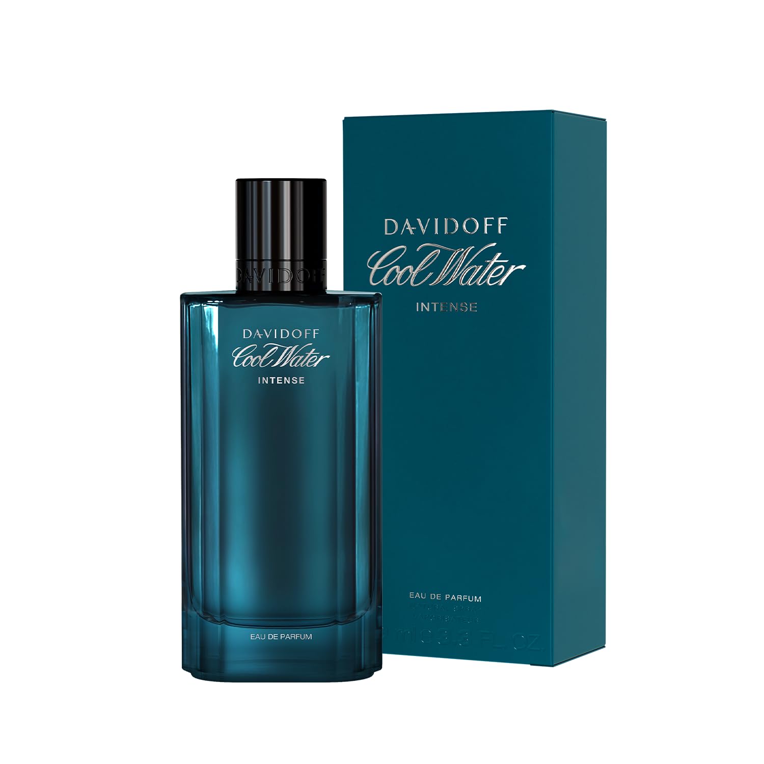 Davidoff Cool Water Eau de Parfum Intense – Fougère-Duft für Herren – Mit grüner Mandarine, Kokoswasser und Amber – Langanhaltender Duft, 100ml