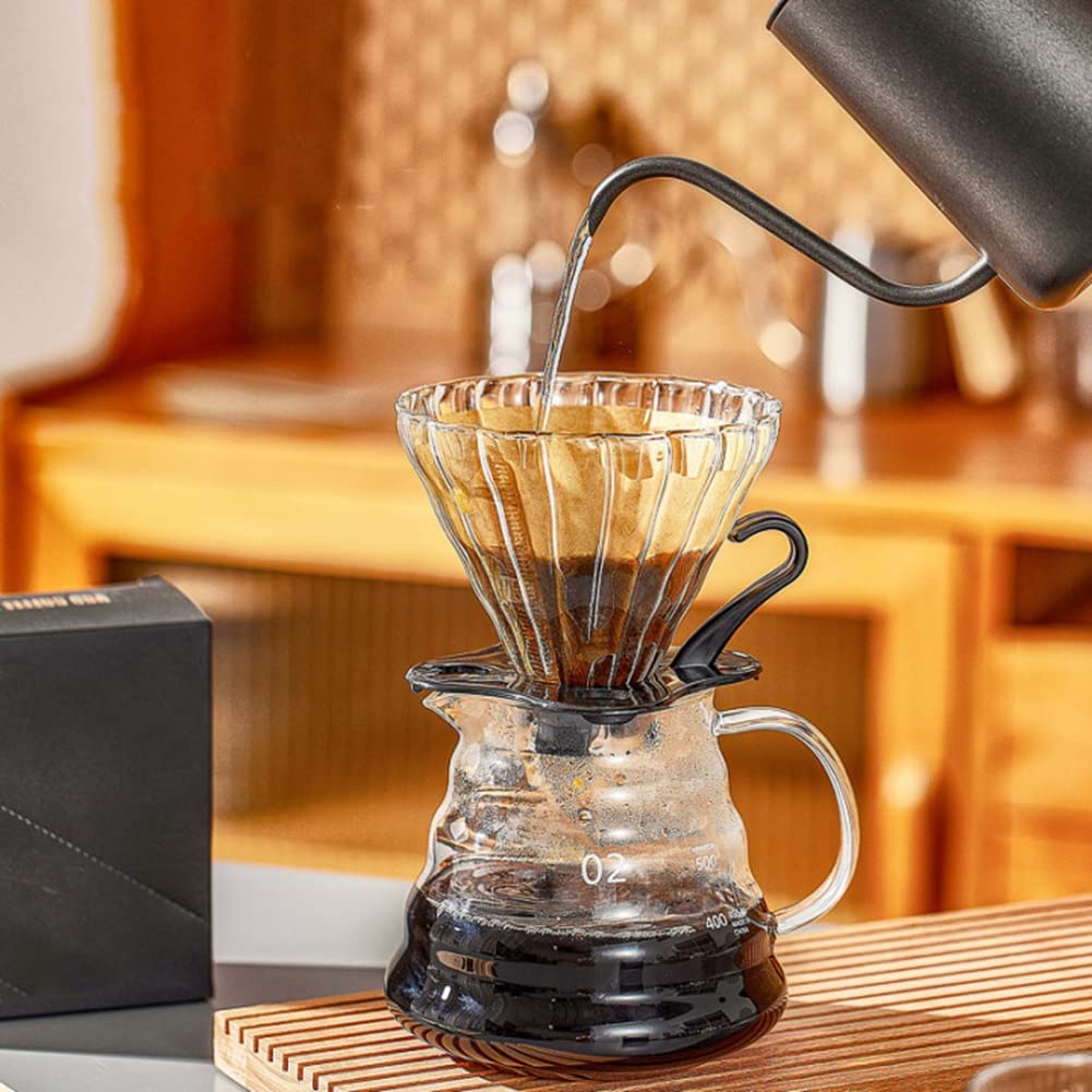 Handgebrühtes Kaffeeset, Kaffeezubehör, Kaffeekocher, tragbarer Schwanenhals, Wasserkocher, Camping, -Werkzeuge