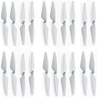GRASKY 10 piezas CW + 10 piezas CCW hélices hélices/ajuste para HUBSAN H501S X4 / H501C MJX B3 RC Quadcopter Pieza de repuesto (Color: Blanco)