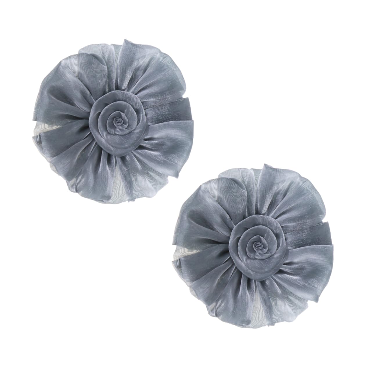 Boucle de Rideau Créative 2 Pièces en Tissu, Forme Fleur
