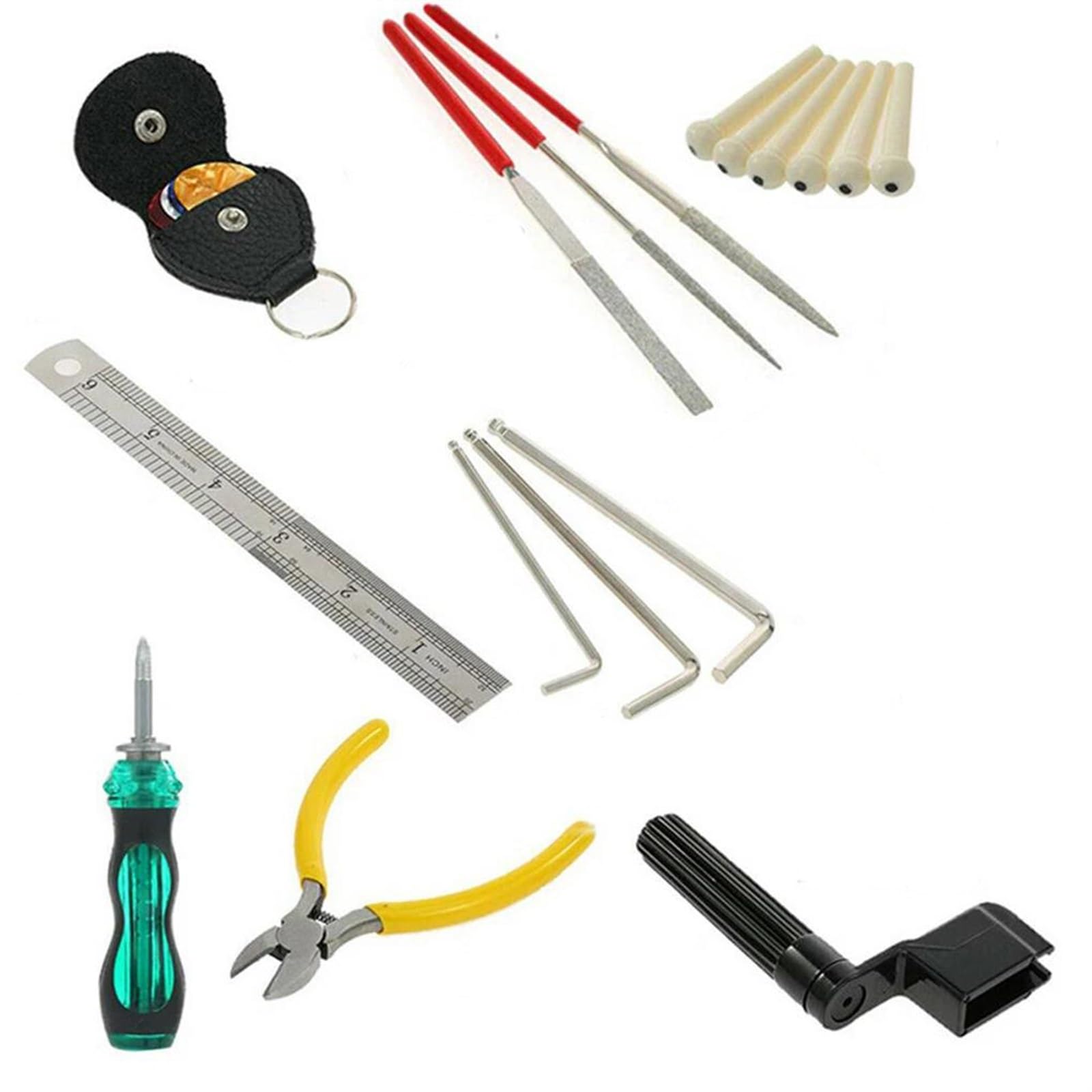 Kit De Réparation De Guitare Acoustique, Kit Précis De 25 Outils De