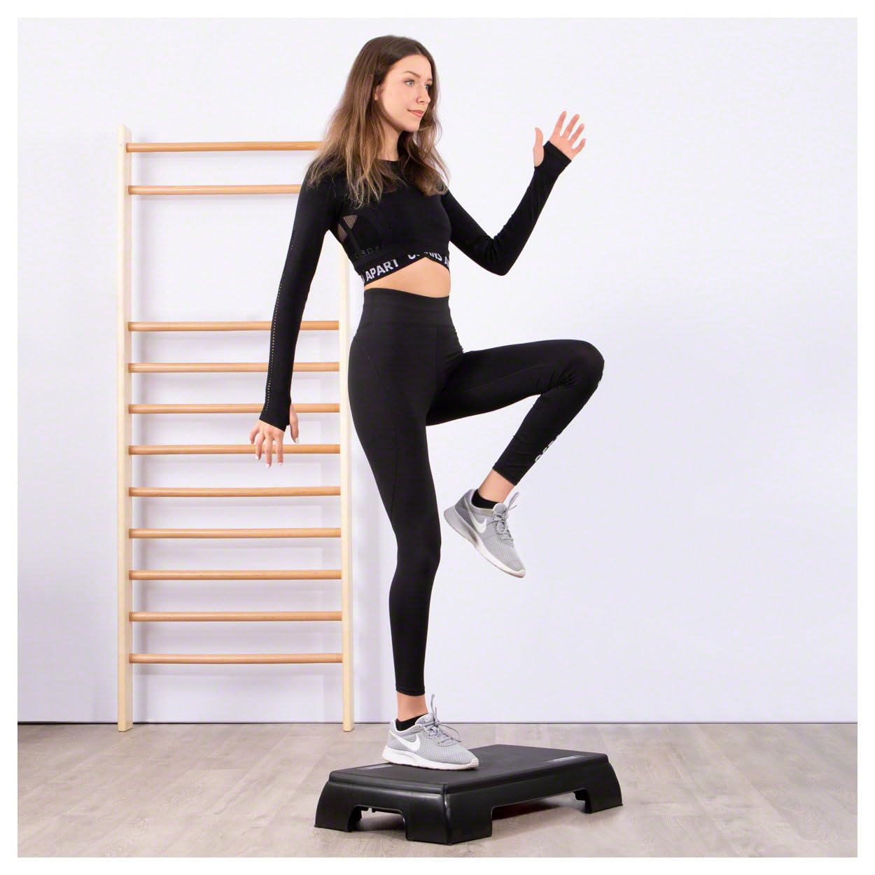 Stepp Brett Stepper Aerobic Studio Fitness Step Board Einteilig