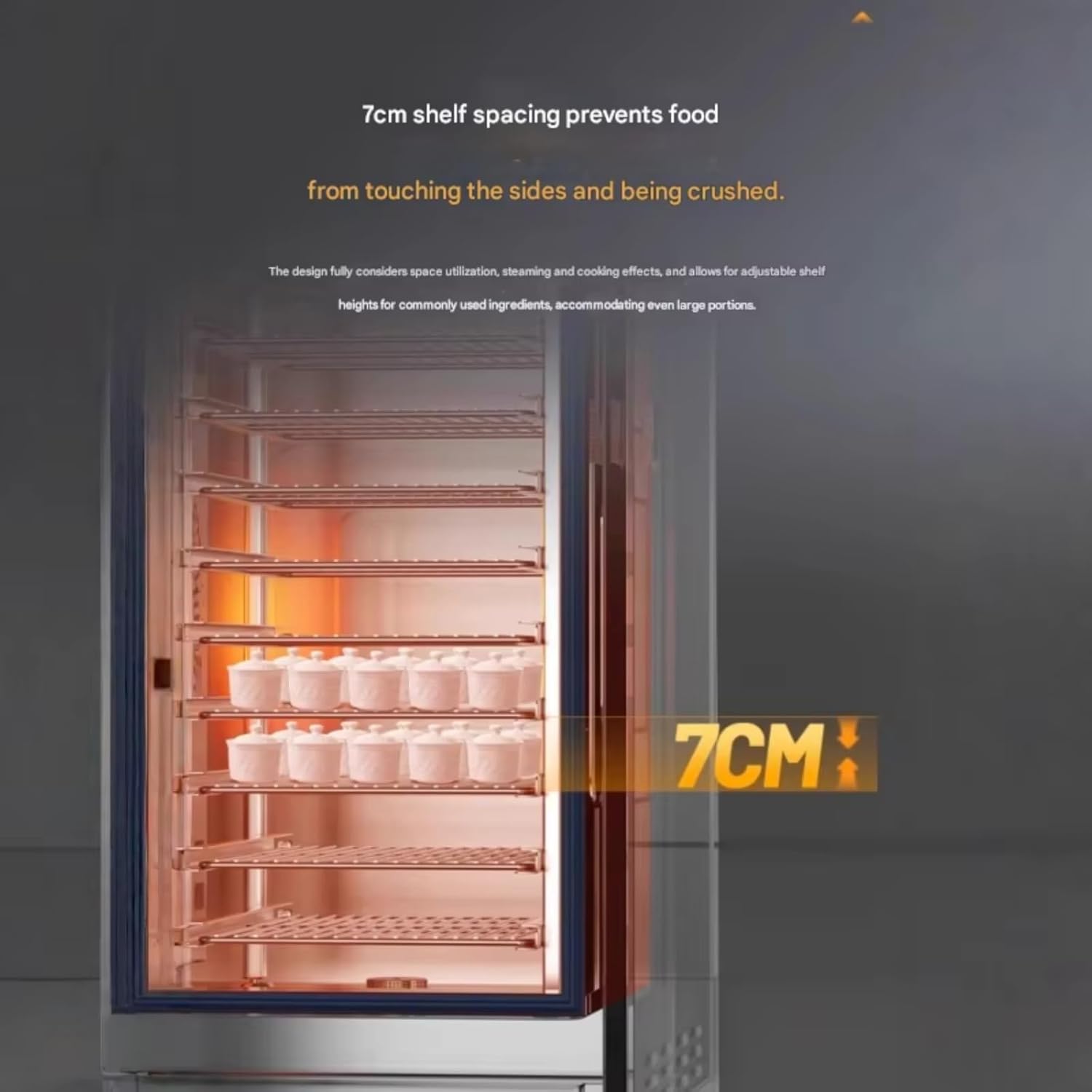 Commercial Electric Convection Oven, Compact Oven with Energy Efficient Design & Digital Panel, Stainless Steel for Startup & Small Business