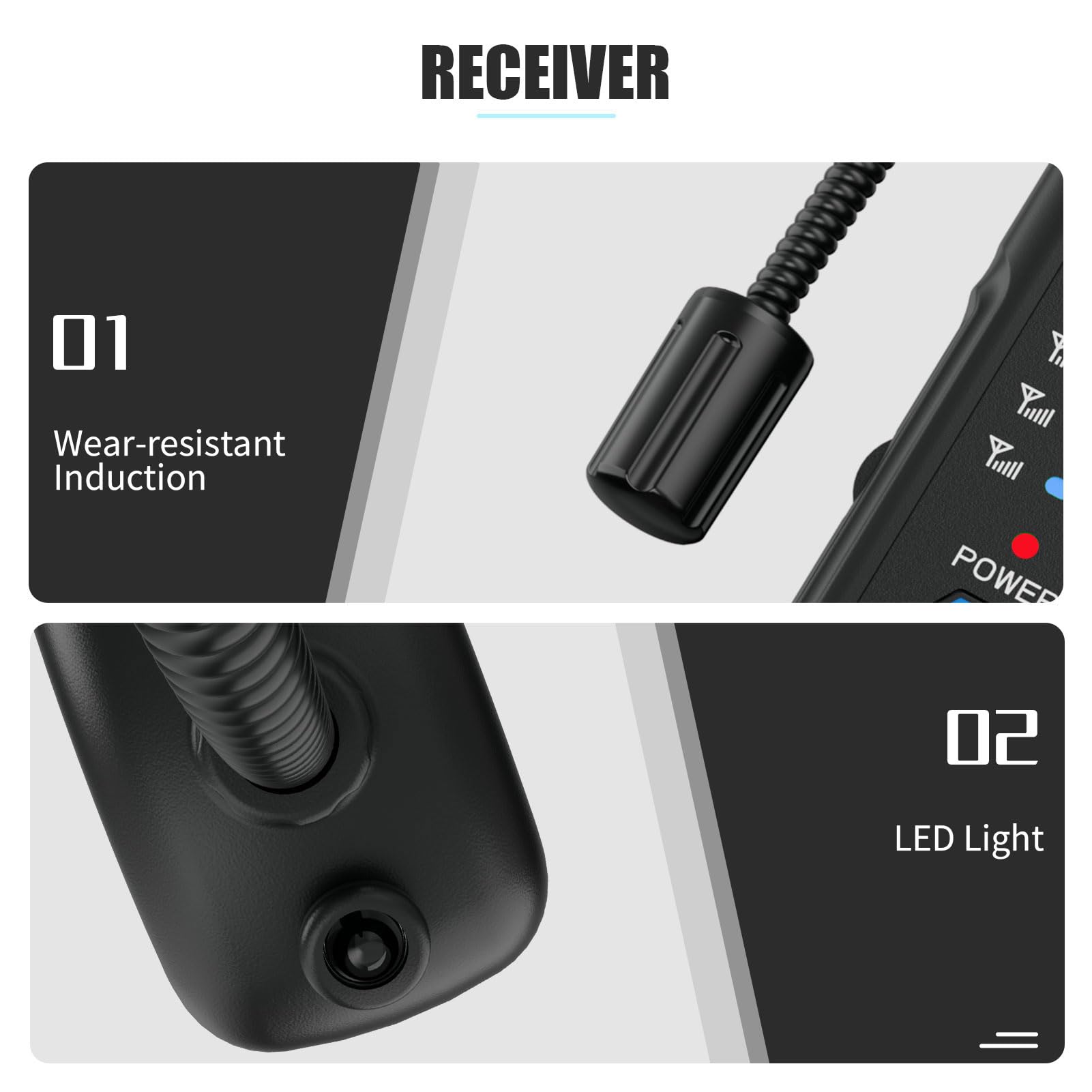 Localizzatore di Cavi Interrati, Tester per Cavi con profondità di 6,6 Piedi e Lunghezza di 1640 Piedi, con Jack per Auricolari, Batteria da 1100 MAh, per Recinzioni per Cani,