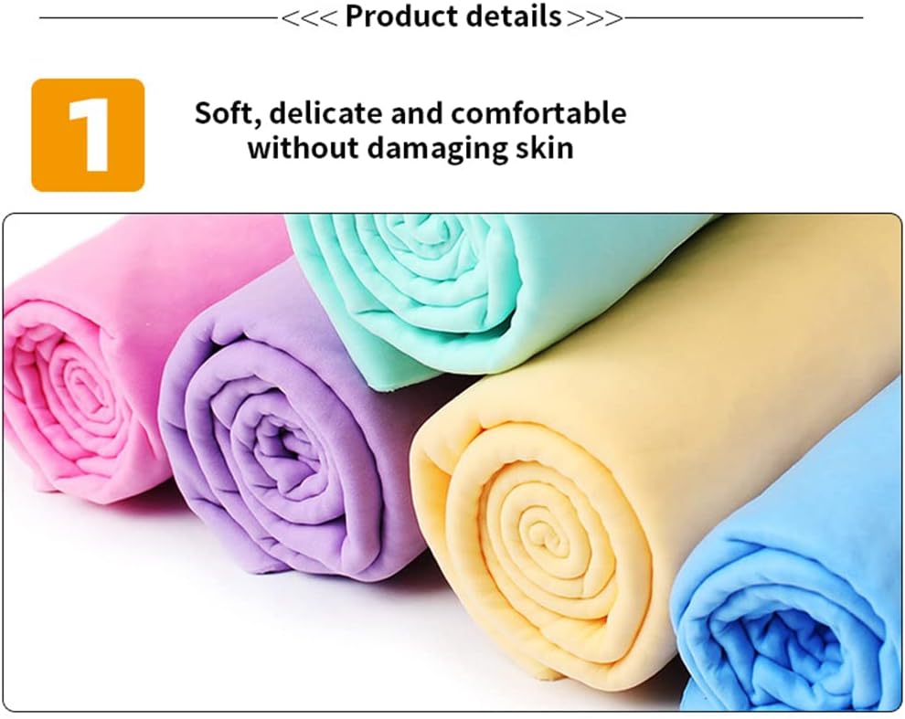 YSY Premium Chamois Cloth for Car - 1pack - Pink Car Shammy Towel - 26”x17” - Super Absorbent Reusable Shammy Cloth for Car - Scratch-Free (26”x17”, Pink)