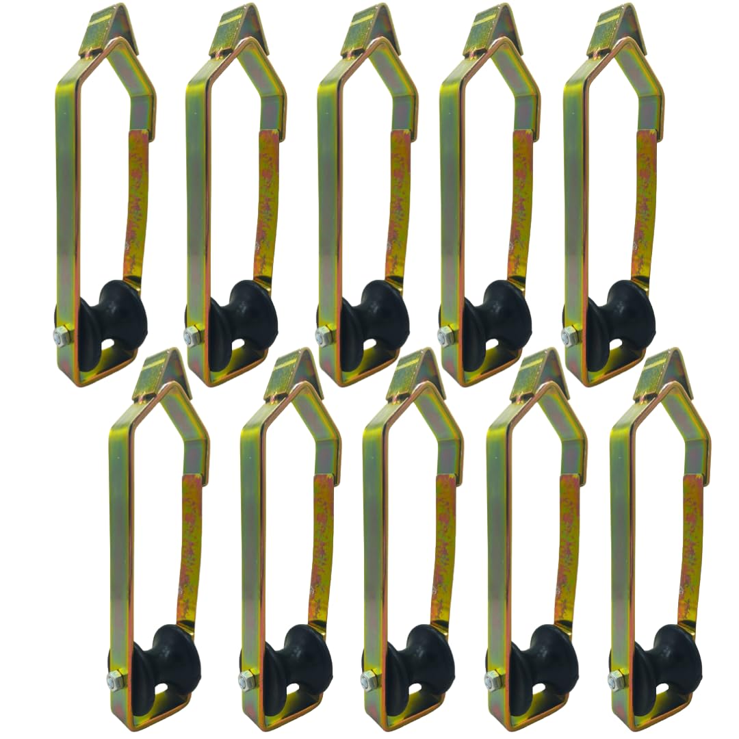 Ruegg Cable Rollers - Aerial Construction Lineman Tools, High Quality Cable Rollers (10 Pack) (RO200 / 2")