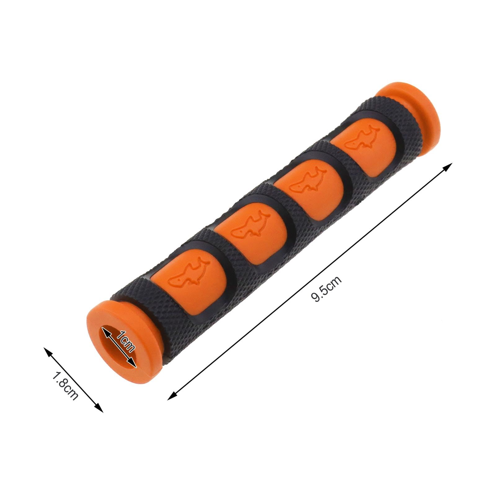 Lot De 2 Manchons De Frein Vélo En Silicone - Antidérapants Étanches | Bleu Et Noir