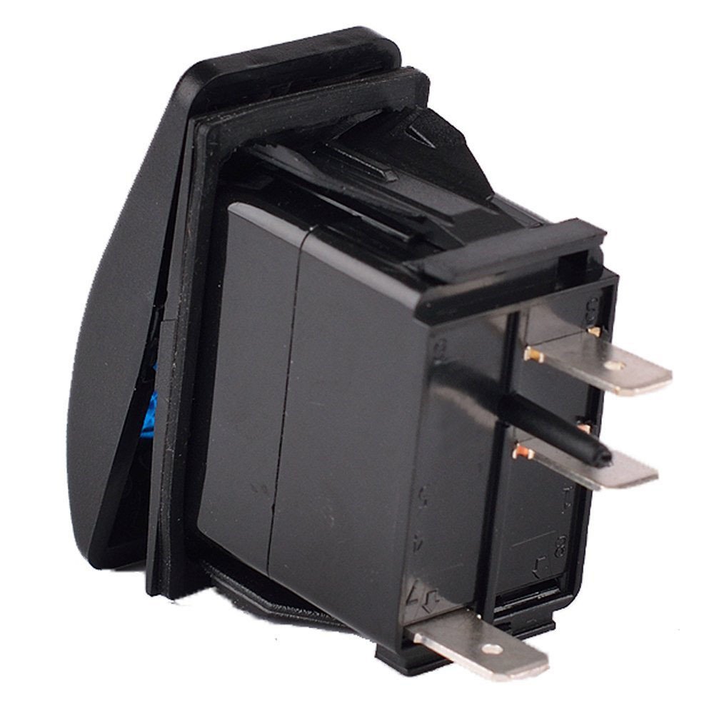 Amazon.com: XT AUTO 12V 20 Amp 3pins Red Light Rocker Switch Kit 3