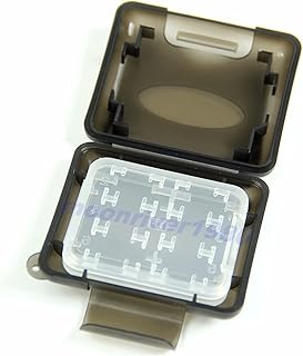 Slots Memory Card Case New Plastic Case for Micro SD TF Memory Card Storage Holder Box Protector for Micro SD/TF/SDHC/SDXC/MMC/MS ProDu Card Water-Resistant Card Case