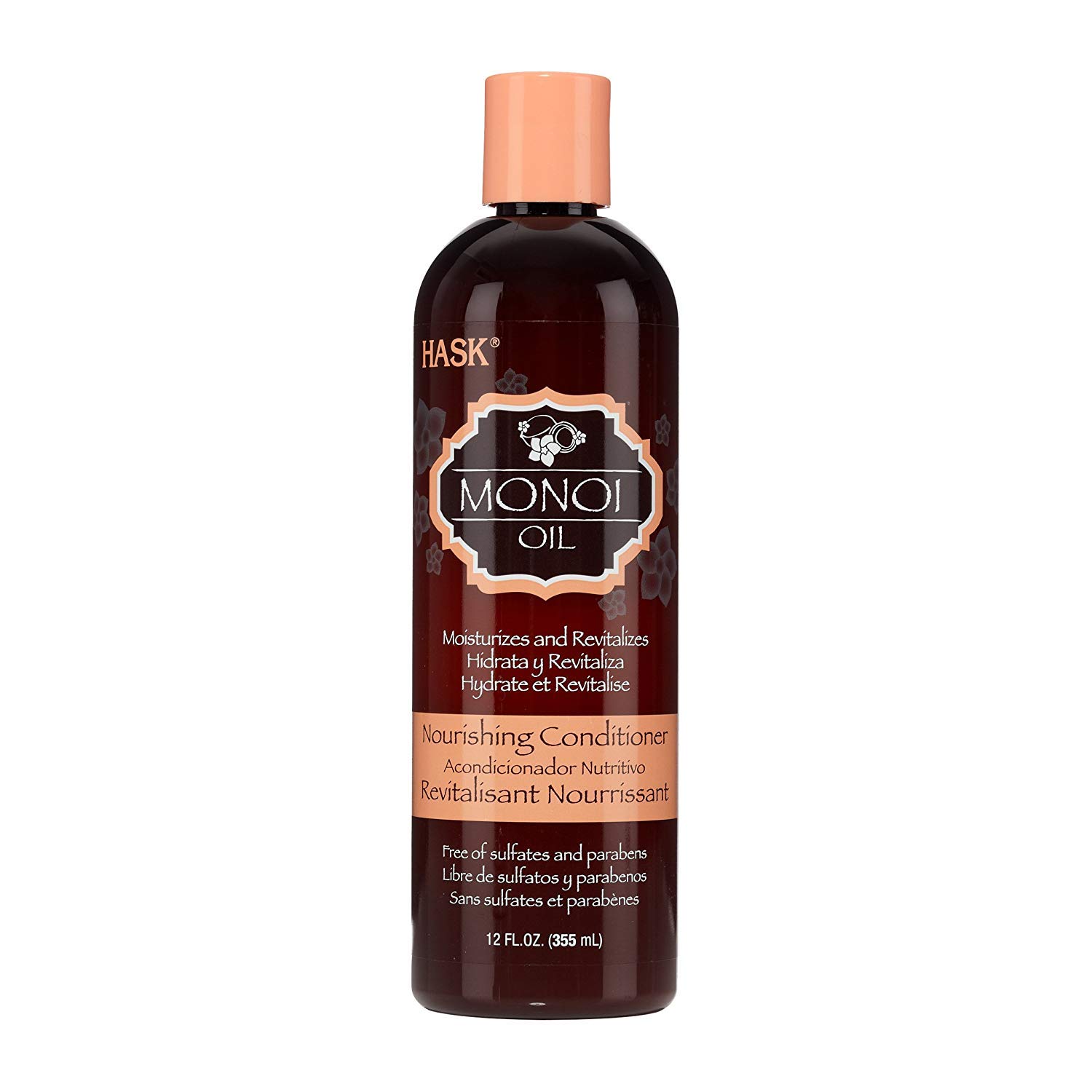 Hask Monoi Oil Conditioner Nourishing 12oz ( 2 Pack )