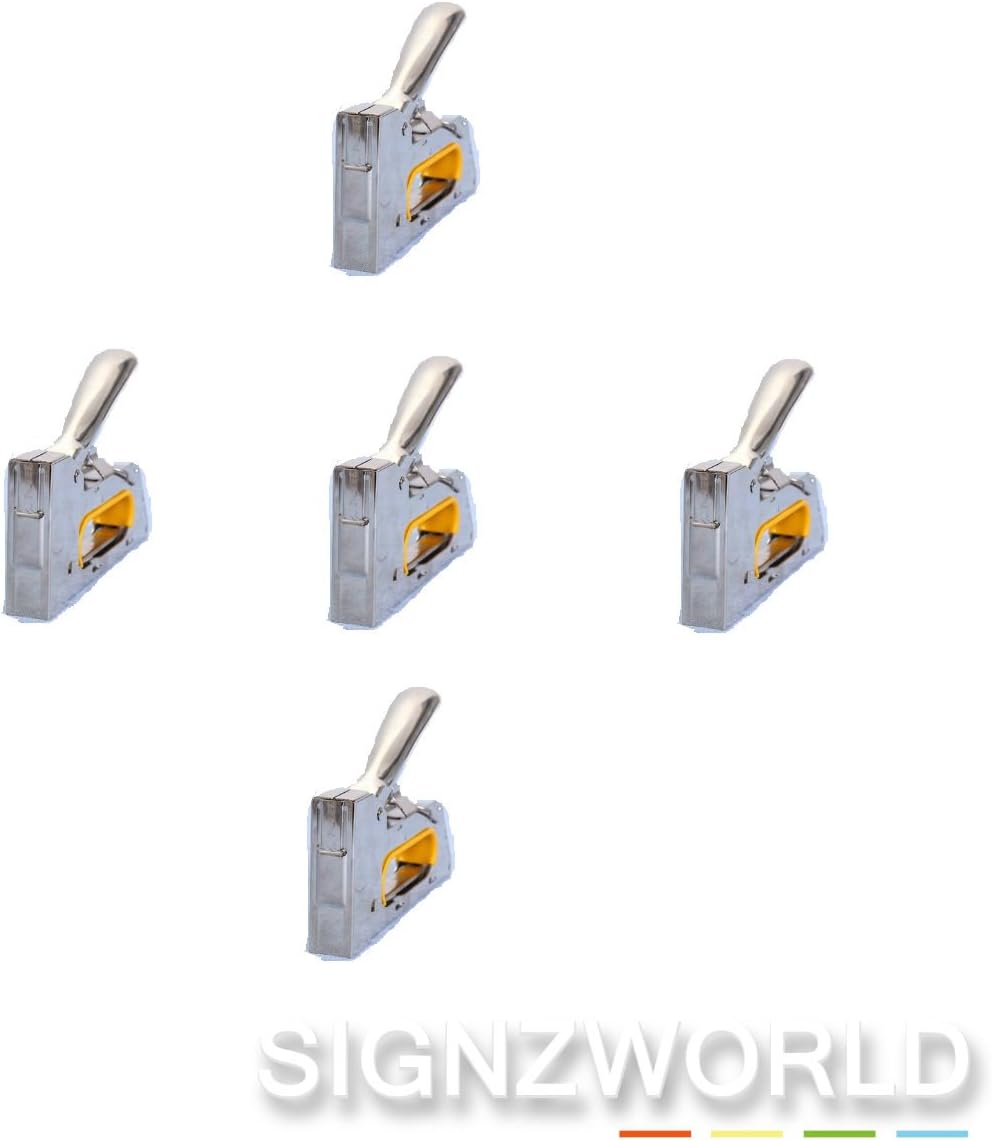 Canvas hand Staple Gun Tacker Hand Rapid 13/4-6-8mm Tacker Staple Gun … (5)