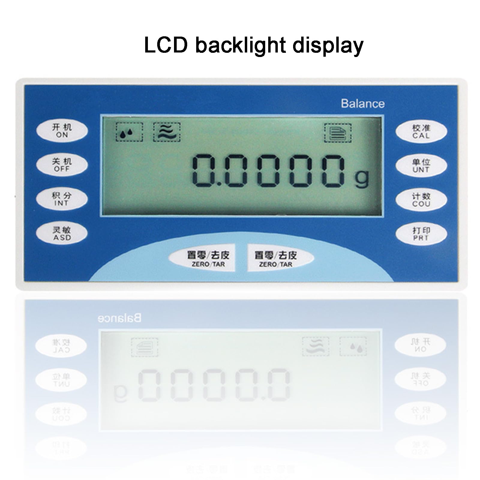 Elektronische Analysenwaage, 0,001 g präzise Digitalwaage, mit LCD-Anzeige, Windschutzscheibe, RS232-Schnittstelle, Waage für Labor, Juweliergeschäft
