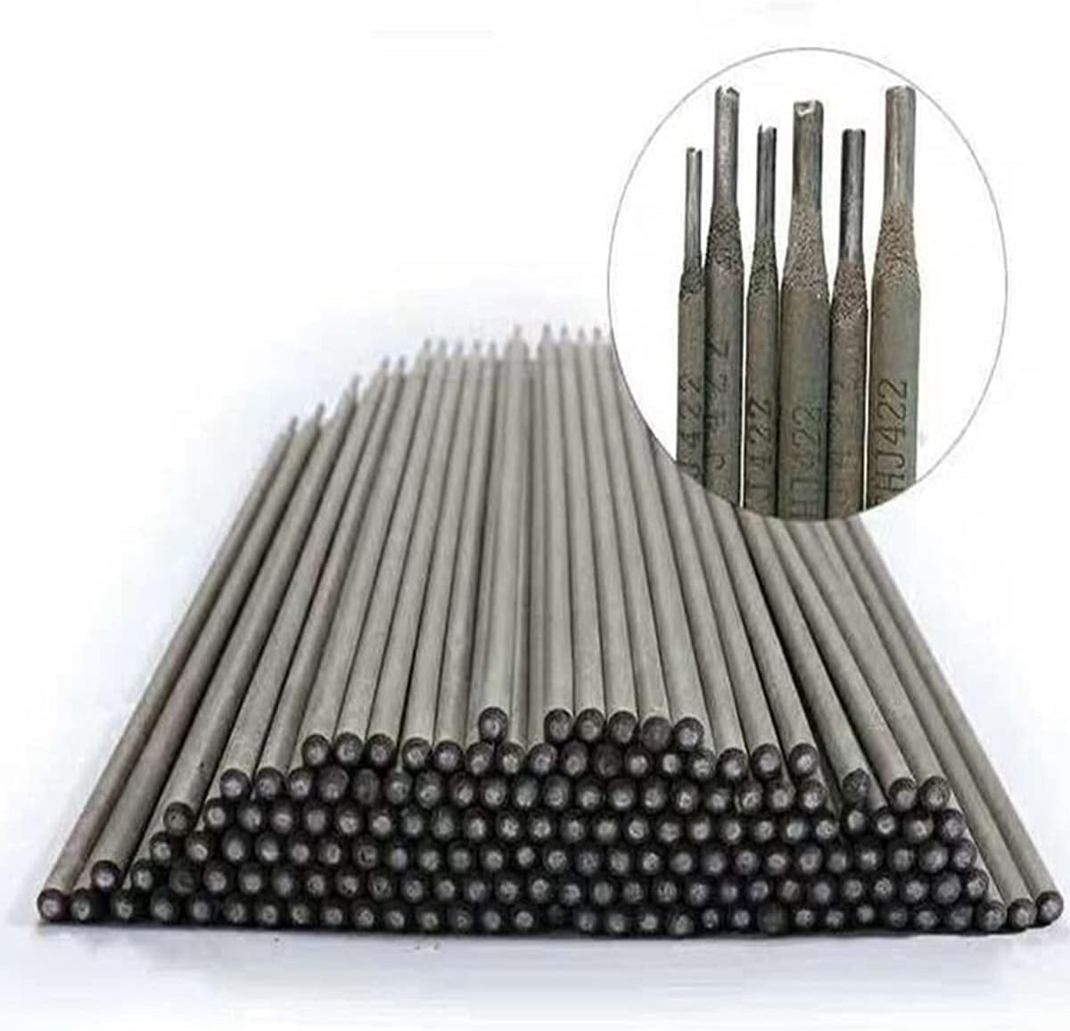 Alambre de soldadura de aluminio de baja temperatura, varilla de electrodos de soldadura por arco, varillas de soldadura de electrodos 4 mm 5 kg (84 piezas), 5 mm 5 kg (53 piezas) ( Size : 5mm 5kg(53p