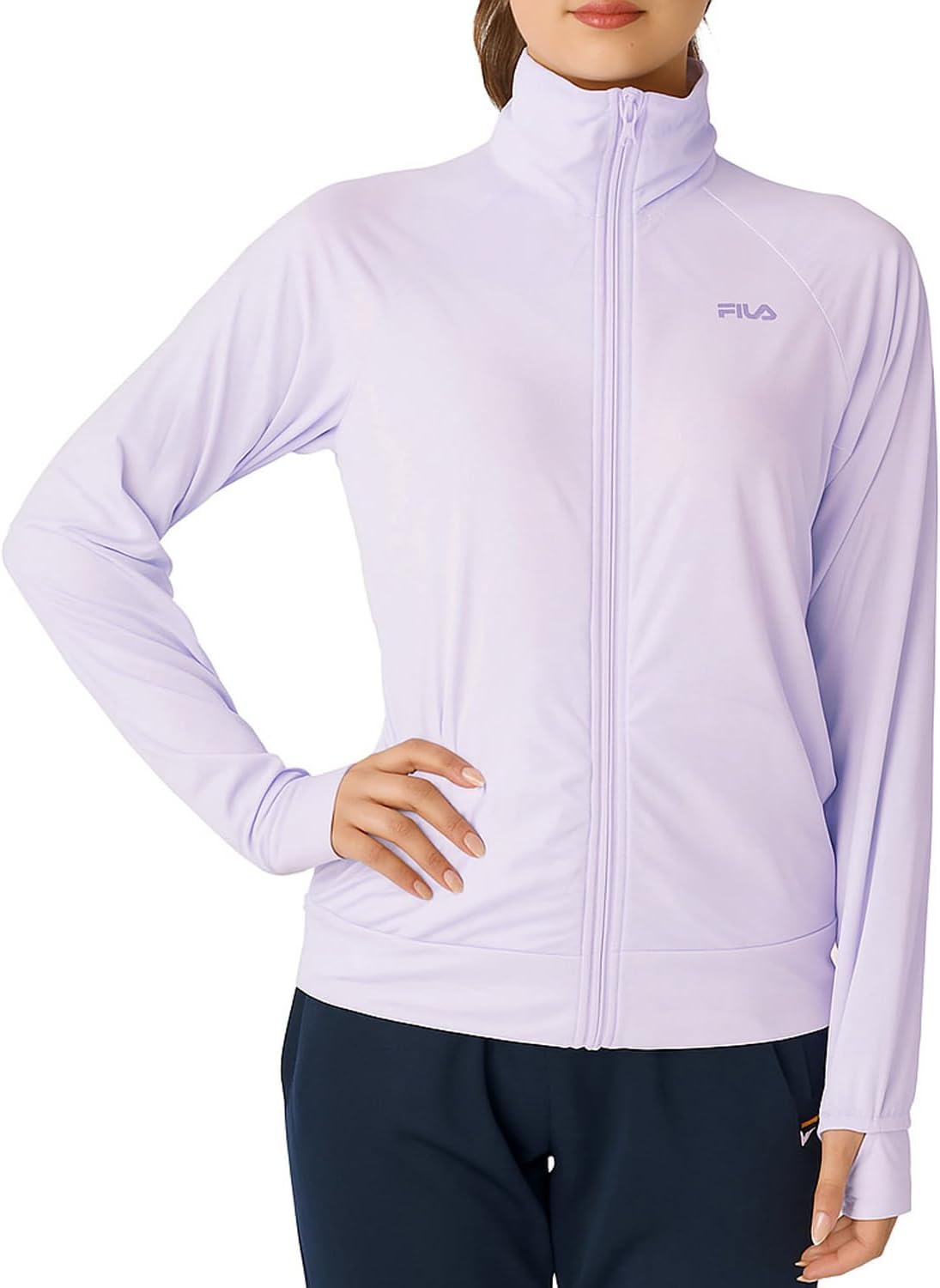 颯さん専用 セール】【FILA】レディース UVカット ジップアップ ラッシュガード 日