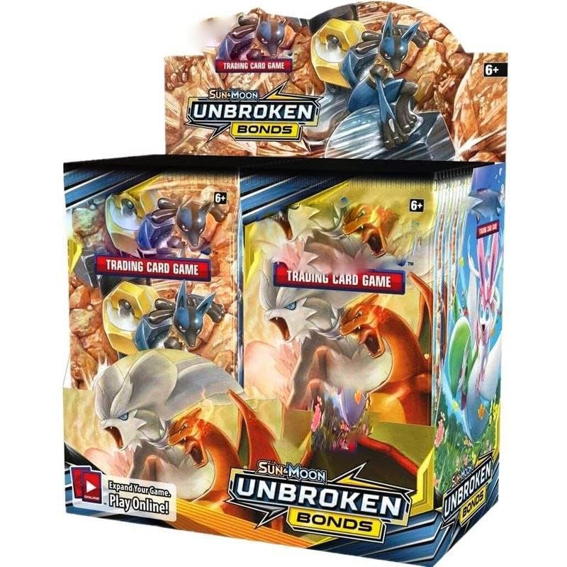Image of Pokemoon TCG 50 Cardds Bundle | 5 Packs of 10 Random Collectible Trading Cardds | Surprise Cardd Set for Kids & Collectors (Unbroken Bonds 5 Pack 50 Cards)