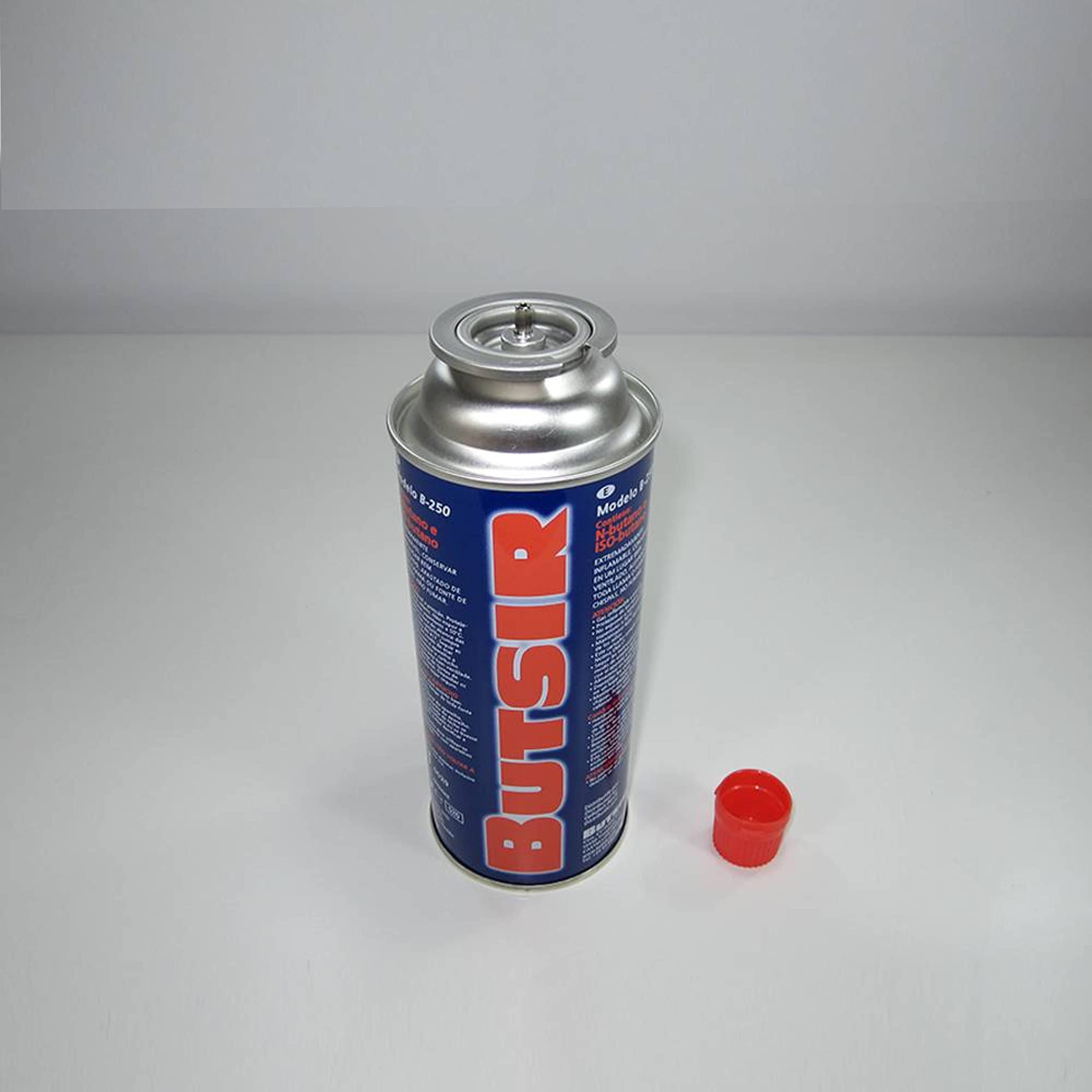 Butsir Gas 227 g Packung, mehrfarbig, 28 x Kartusche B-250 Brenner, Lötbrenner und andere Marktherde