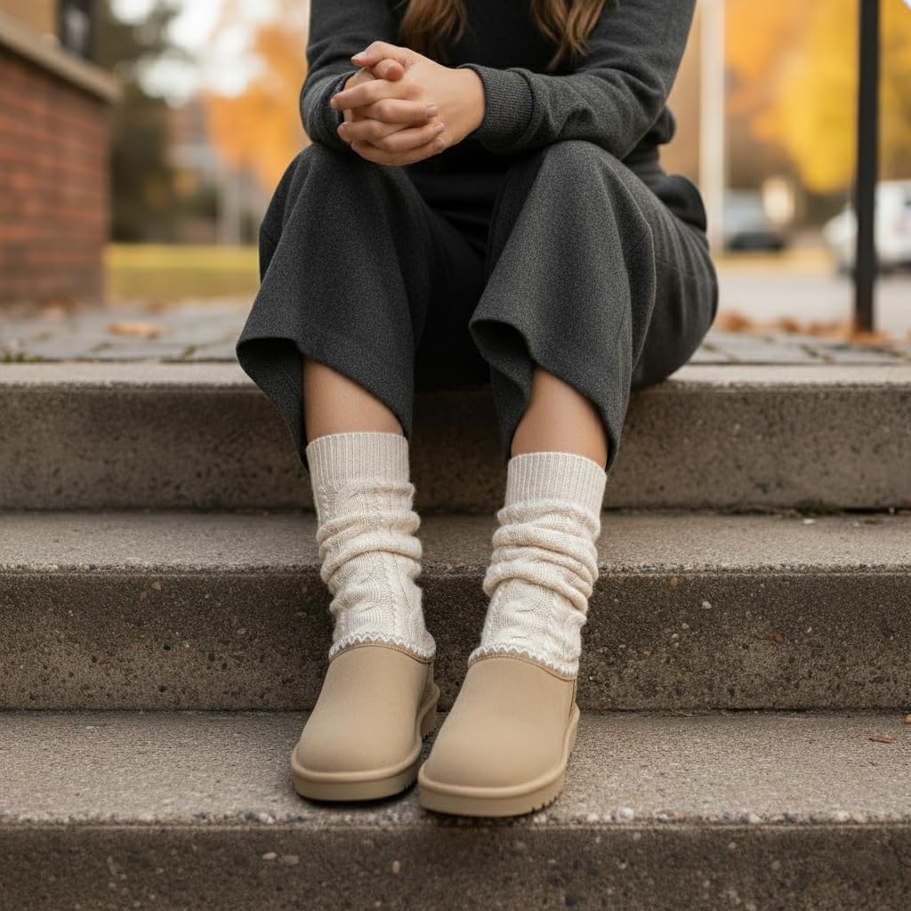 CUSHIONAIRE Keto Womens Slippers Slip-On Suede Mule Slipper - Cozy & Stylish, Memory Foam & Faux Fur Lining, Wide Widths Available - Image 2