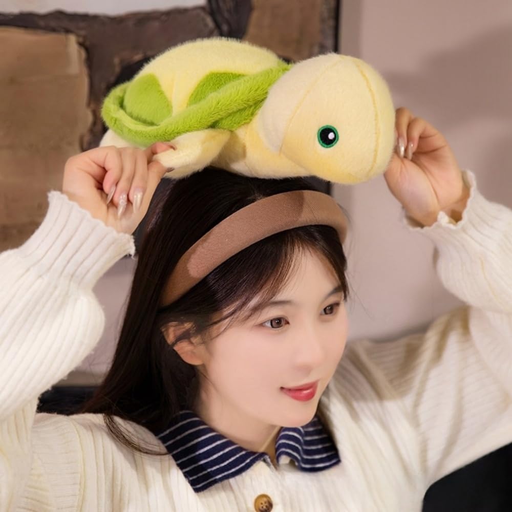 Weighted Plush Turtle Toy 24cm - Image 4