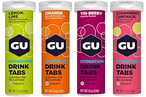 GU Energy Hydration Electrolyte Drink Tablets: Boost Endurance, 48 Servings