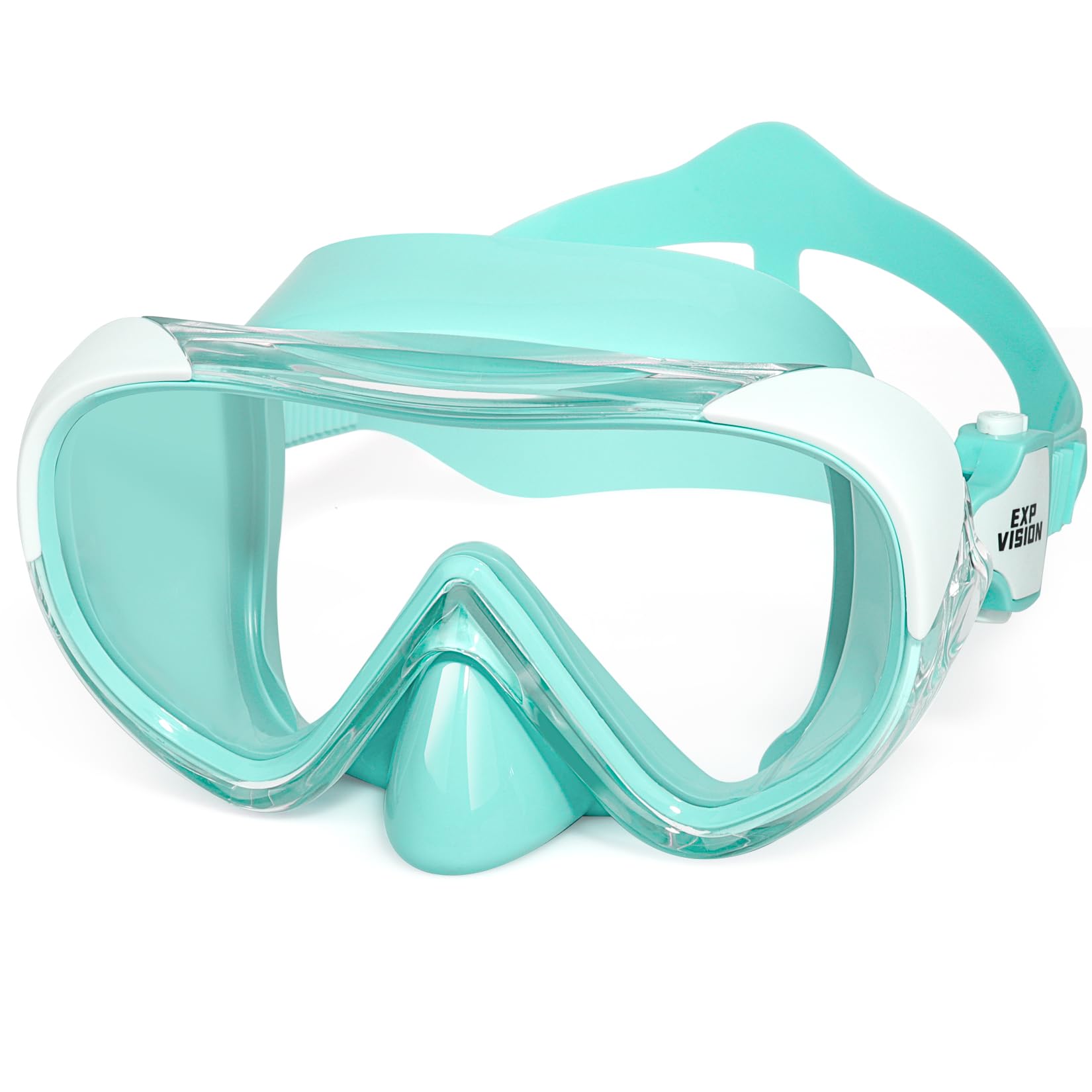 Kids Swim Mask 180° Snorkel Diving Mask, Anti-Fog Child Swim Goggles with Nose Cover No-Leak Swimming Goggles Anti-Shattered Lens for Youth 4-15