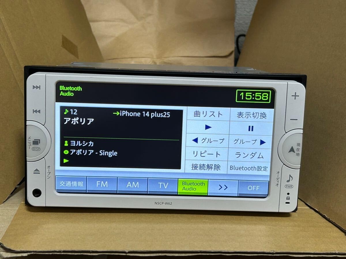 ★トヨタ純正メモリーナビ NSCP-W64 BT・ワンセグTV★動作良好 ☆トヨタ純正メモリーナビ NSCP-W64 BT・ワンセグTV☆動作良好