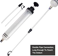 Vista 2 de Extractor de fluidos: Extractor de aceite y jeringa/bomba automotriz/succión manual de combustible de transferencia de automóviles Radiador