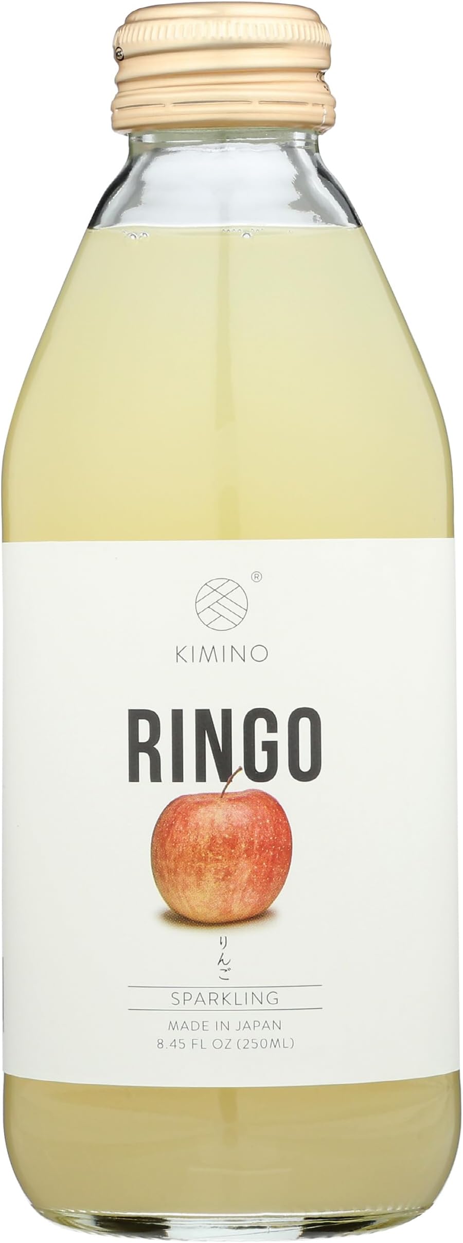 KIMINO DRINKS Sparkling Apple Juice, 8.45 Fl Oz