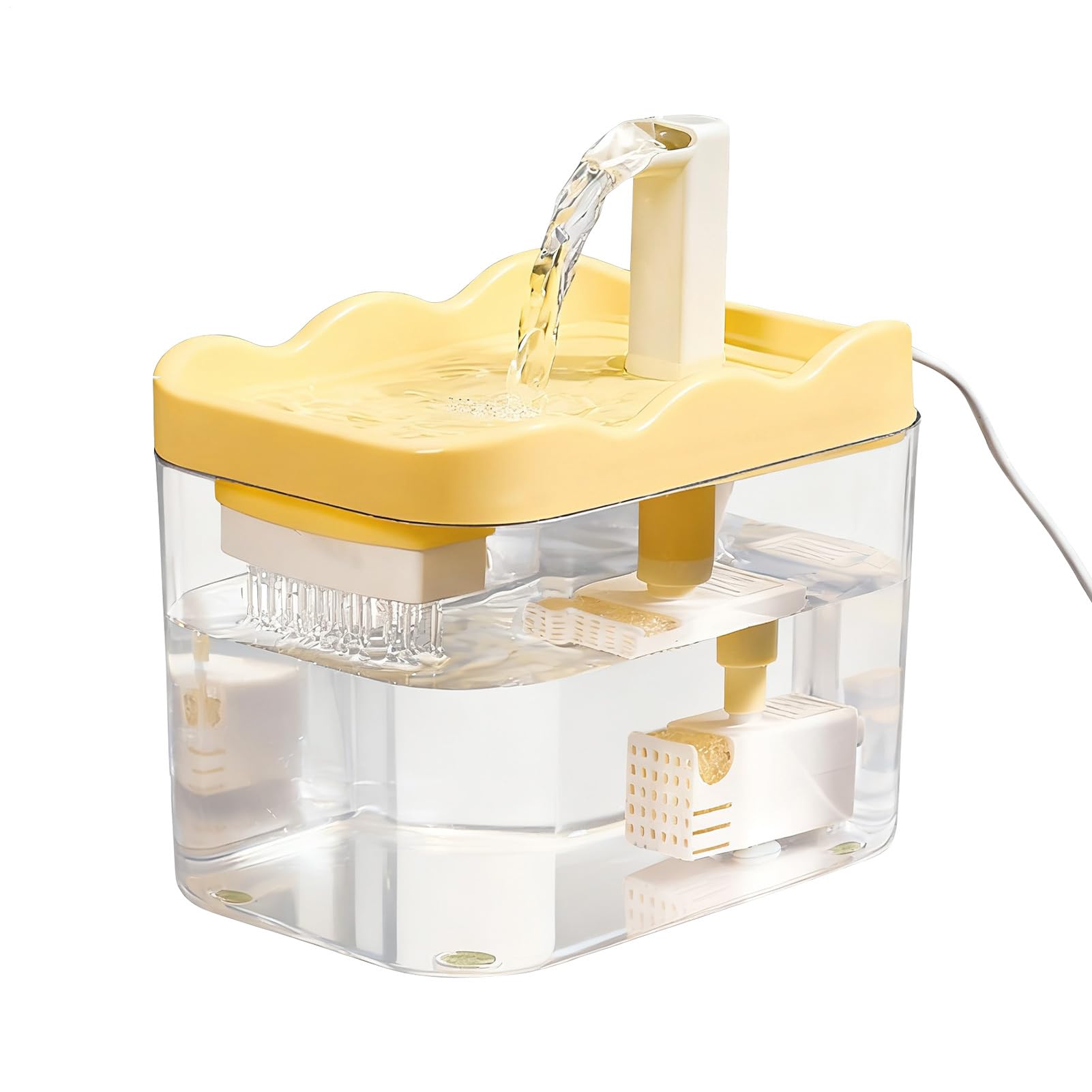 Fuentes para gatos para beber | Dispensador automático de 1 litro de apagado inteligente, dispensador automático de fuente de agua para gatos, para gatitos, perros pequeños, mascotas, hogar