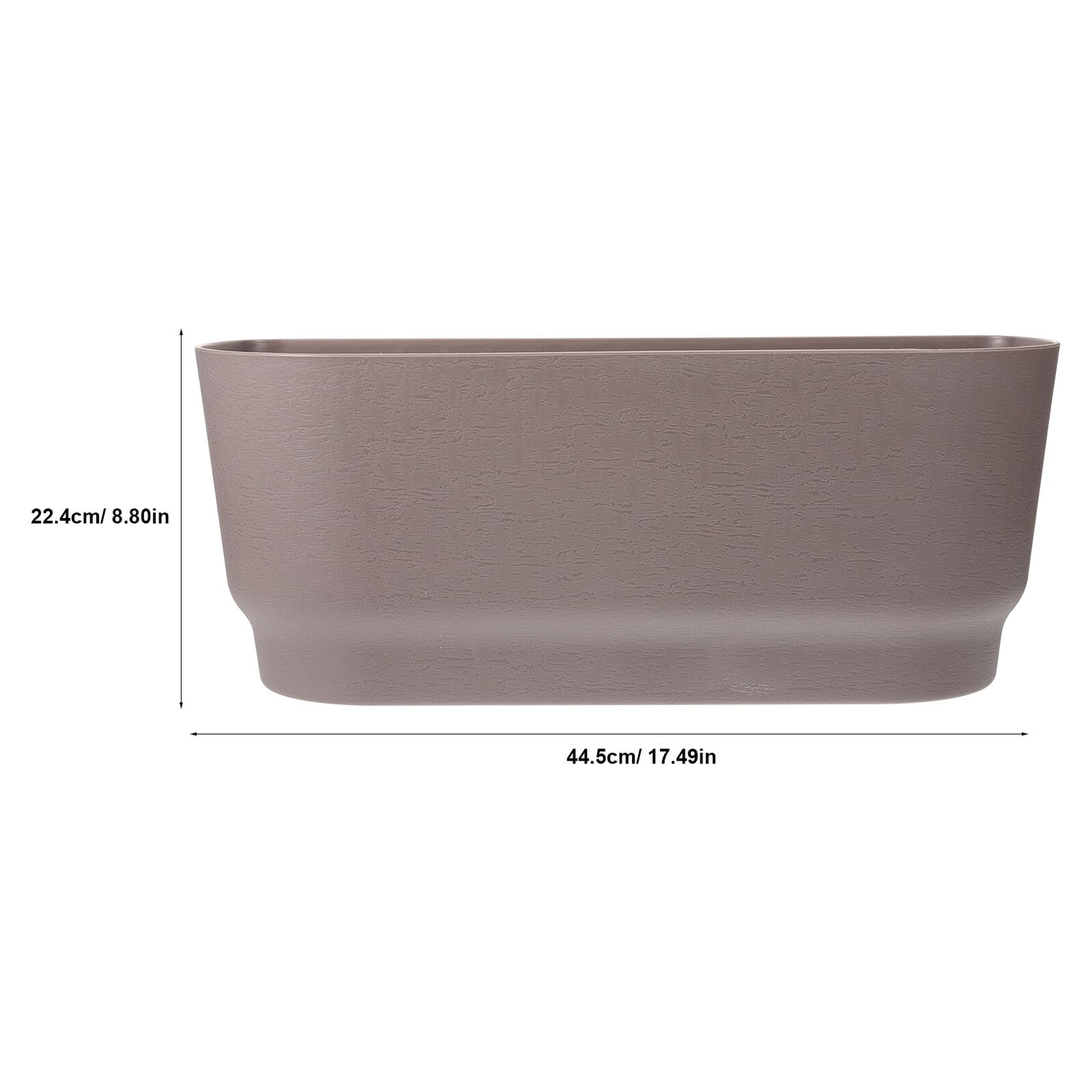 VALICLUD Porta Vasi da Balcone da Ringhiera in Plastica Resistente per Piante Sospese, Design Salvaspazio e Durevole, per Decorazioni Casa e Locale