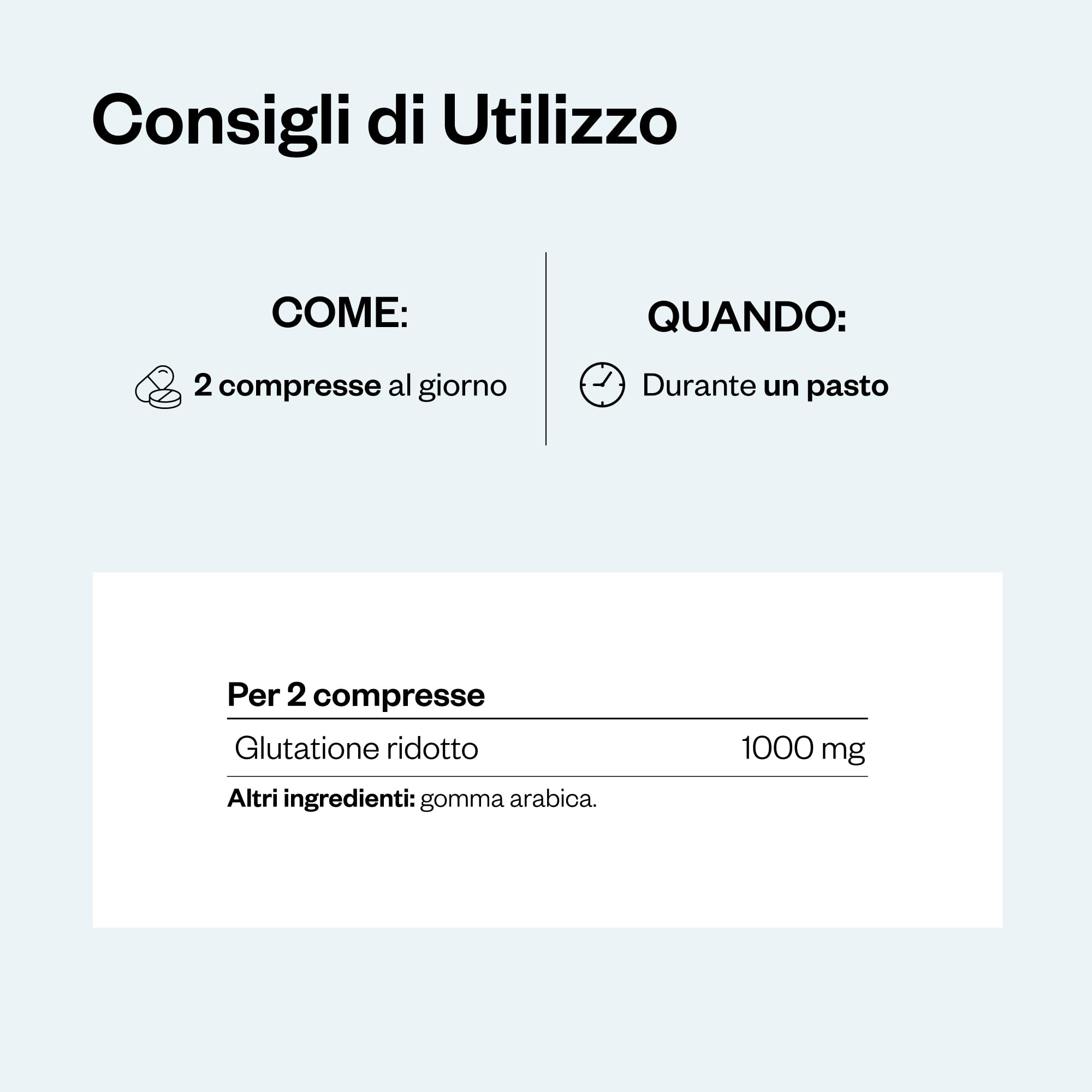 Glutatione Ridotto (GSH) - Antiossidante - Senza Glutine - SuperSmart | Tripeptide formato dagli aminoacidi Cisteina, Acido Glutammico e Glicina - Vegano